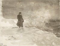 On the shore, 1903
