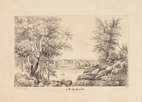 Artukainen, original drawing for finland depicted in drawings, 1844 - 1846 by Johan Knutson