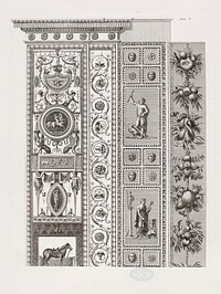 Salkusta: architettura ed ornati della loggia del vaticano, 1783