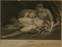 Nukkuva diana, 1764