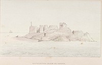 Gustafsvärns ruiner och hamnfyr, 1868 by Albert Edelfelt