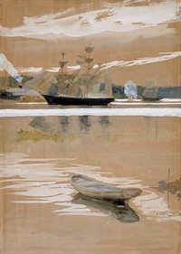 Näköala haikosta, 1891 by Albert Edelfelt