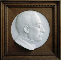 Portrait medallion of dr. h. f. antell, 1897