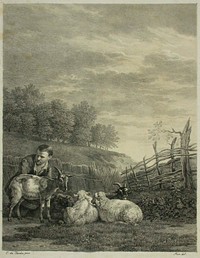 Paimen lampaineen ja vuohineen