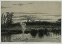 Alaston nainen rannalla, 1849