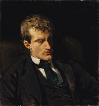 Portrait of edvard munch, 1895