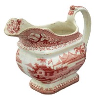 Log Cabin Patterned Creamer