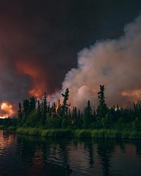 2021 USFWS Fire Employee Photo Contest Category: Landscape and Fire - WinnerThe 2019 Swan Lake Fire burns on Kenai National Wildlife Refuge in Alaska. Photographer Mike Hill_USFWS.