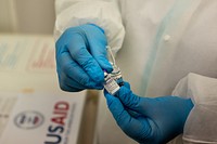 The U.S., in Partnership With COVAX, Provided 100,620 Pfizer COVID-19 Vaccine Doses to MoldovaThe U.S. delivered 100,620 doses of Pfizer vaccine via COVAX to vaccination centers in Moldova to protect on January 28, 2022. [State Department photo/ Public Domain]