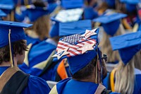 President Joe Biden delivers the Commencement address at his alma mater, the University of Delaware, for the Class of 2022 at Delaware Stadium in Newark, Delaware, Saturday, May 28, 2022. (Official White House Photo by Adam Schultz)