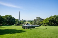 President Joe Biden and First Lady Jill Biden disembark Marine One on the South Lawn of the White House on Monday, May 30, 2022, following their trip to Wilmington, Delaware. (Official White House Photo by Erin Scott)