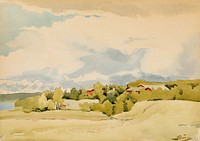 Landscape, 1899, Antti Favén