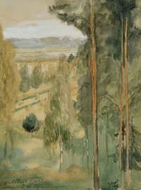 Landscape, 1903, by Albert Edelfelt