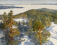 View from pyynikki ridge, 1900, Helmi Biese