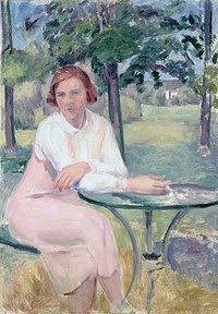 Puutarhassa, 1932, William Iönnberg
