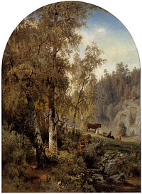 Ideal landscape, 1860, Werner Holmberg