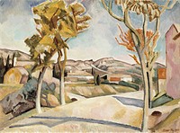 Landscape, 1913, Roger Fry