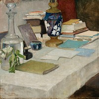 Still life, 1894, by Pekka Halonen