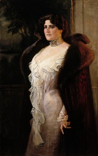 Portrait of mrs. lydia n:son keirkner, 1902, by Albert Edelfelt