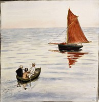 Travel companions, 1901, by Hugo Simberg
