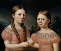 Jacobina and helena simelius, 1820 - 1829, Johan Erik Lindh