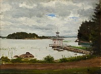 View from meilahti, 1860 - 1900, by Adolf von Becker