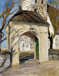 Rauma church, 1905, by Akseli Gallen-Kallela