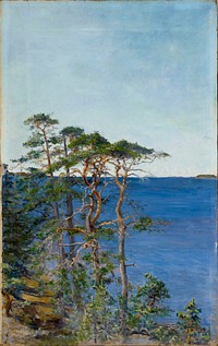 Pines by the sea, 1895, Sigrid Granfelt