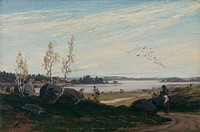 Migrating birds, 1878, Fanny Churberg