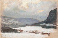 Winter landscape, 1932, Hanna Frosterussegerstråle