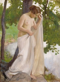 Bathing sheet, 1906, Eero Järnefelt