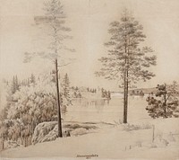 Haminalahden kartano, 1855, Magnus Von Wright
