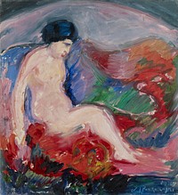 Landscape with nude, 1914, Jalmari Ruokokoski