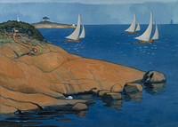 Archipelago view, 1900, Venny Soldanbrofeldt