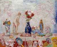 Under the shadow of masks, 1925, James Ensor