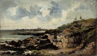 Shore landscape, le havre, 1824 - 1898, Eug&egrave;ne Boudin