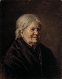 Portrait of fredrika snygg (tajta), 1872, by Albert Edelfelt