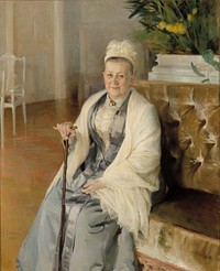 Portrait of mrs. anna sinebrychoff, 1892, by Albert Edelfelt