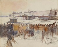 Eteläsatamasta, 1890, by Albert Edelfelt