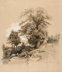 Landscape, 1860, Werner Holmberg