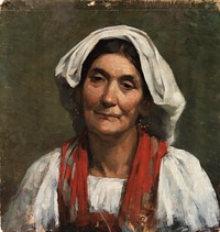 Old provençal woman, 1880 - 1889, Elin Danielsongambogi