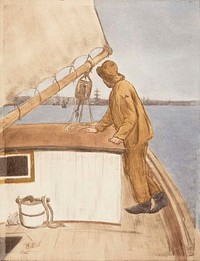 Luotsi, by Hugo Simberg