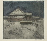 Winter landscape, 1914, William Iönnberg