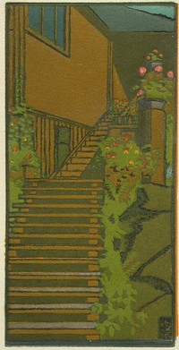 Stairs, an architectural study, 1909, Eric O. W. Ehrström