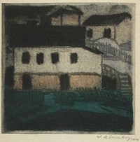 Taloja rannalla, 1914, William Iönnberg