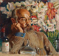 Portrait of sigurd wettenhovi-aspa, 1919, by Akseli Gallen-Kallela