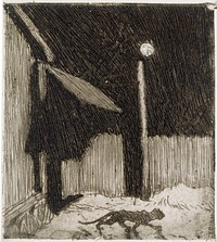 Rauman katu, 1905, by Akseli Gallen-Kallela