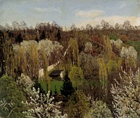 Spring landscape, 1876, Fanny Churberg