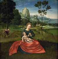 Which on the flight to Egypt by Joachim Patinier