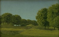 Study from the Deerpark near Copenhagen by C.W. Eckersberg